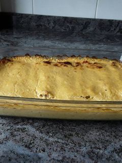 Una foto de Puerros rellenos de jamón y queso