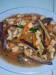 Foto resep Terong kuah siram ala Saori
