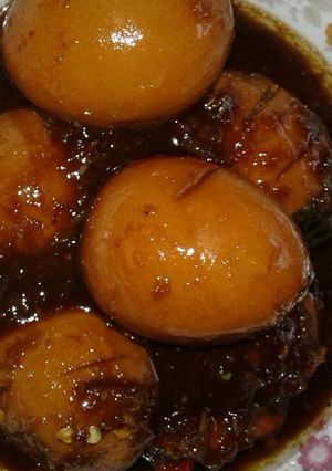 Foto resep Telur Petis Merah "non MSG"