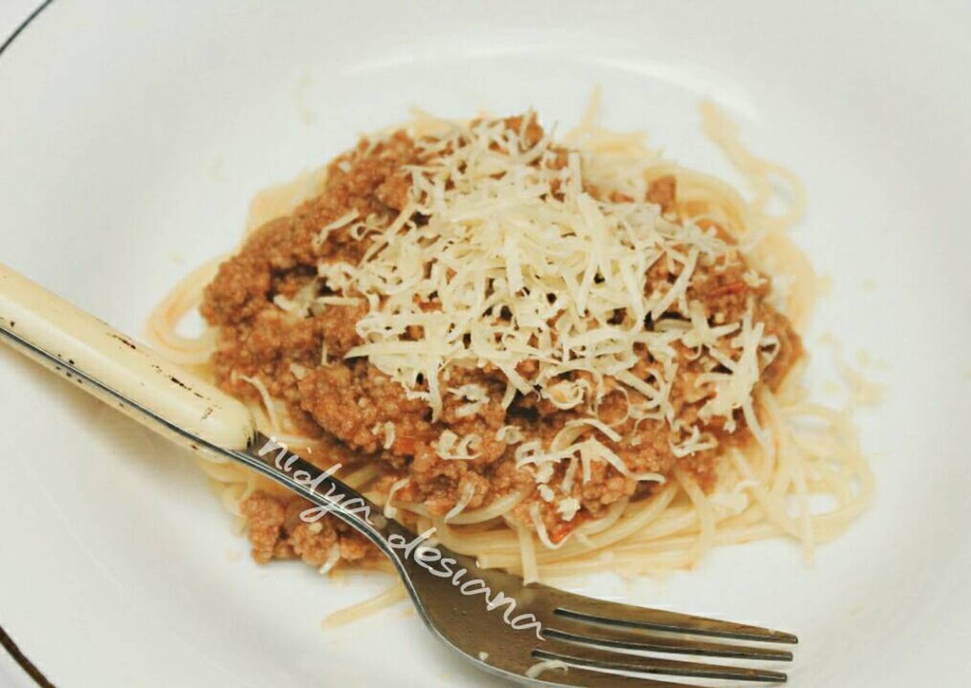 Spaghetti Daging Cincang