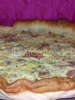 Foto de Quiche de Fiambre, Queijo e Atum,.