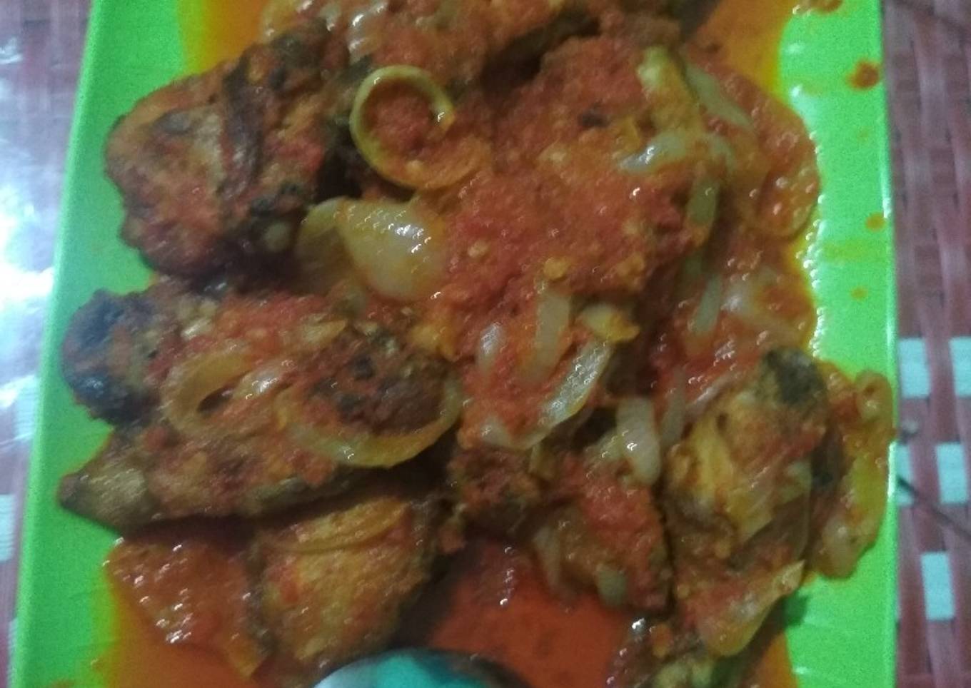 Balado ayam bombay