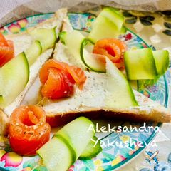 A picture of Lightly salted salmon.