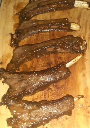 A picture of Venison ribs.
