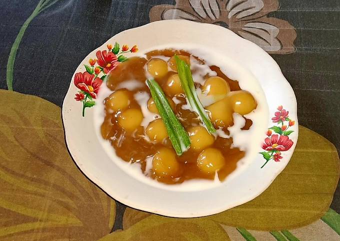 Resep Bubur Candil Tepung Ketan Endesss Oleh Devi Dirgaa Cookpad