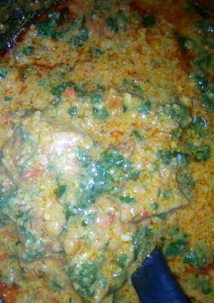 A picture of Miyar zogale(moringa).