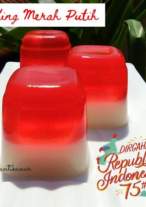 Foto resep Puding Merah Putih 🇮🇩🇮🇩🇮🇩