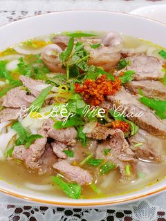 Hình của món Bún bò Huế.