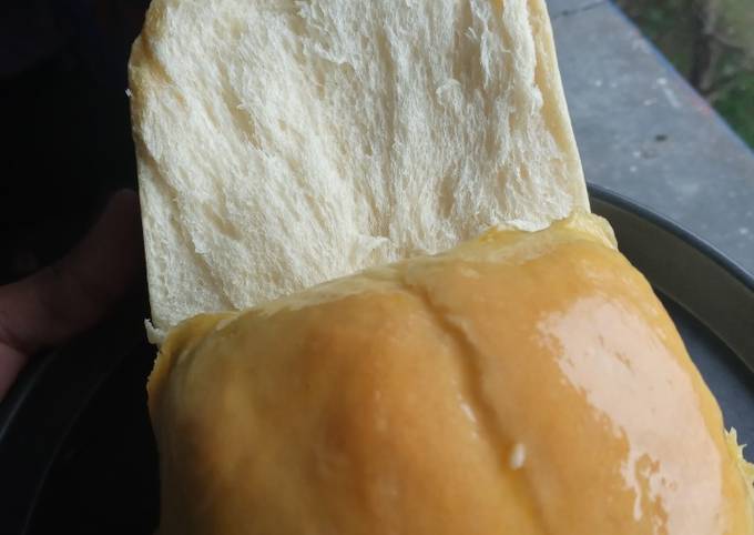 Anti Ribet, Membuat Roti tawar open top loaf (waterroux/thangzhong methode) Gampang