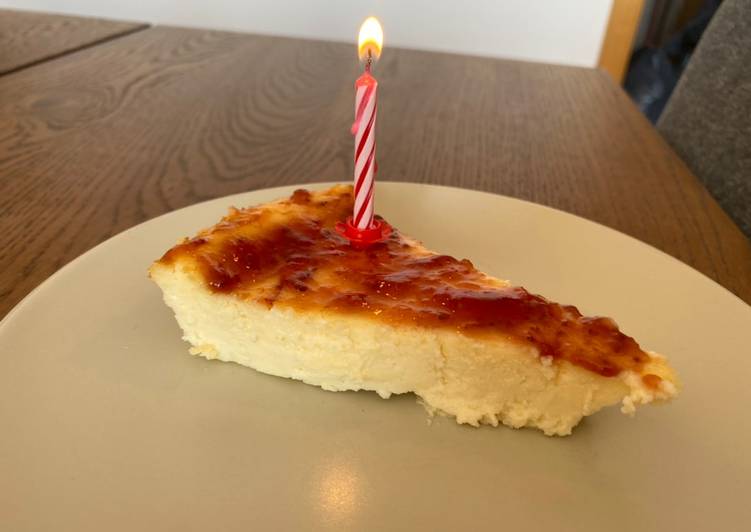 Tarta de queso al horno