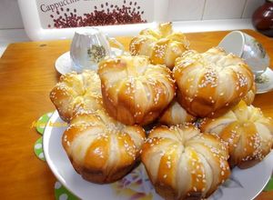 Sajtos muffin recept fotója