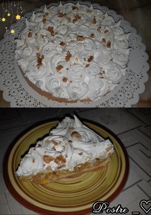 Una foto de Torta cítrica Merengada C/Nueces 🤩👌
