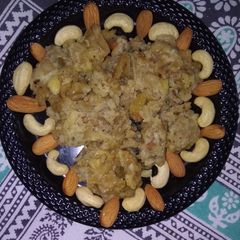 A picture of Roti ka halwa from leftover roti.