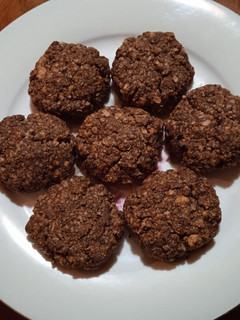 Una foto de Galletas de avena y chocolate sin azúcar y sin harina