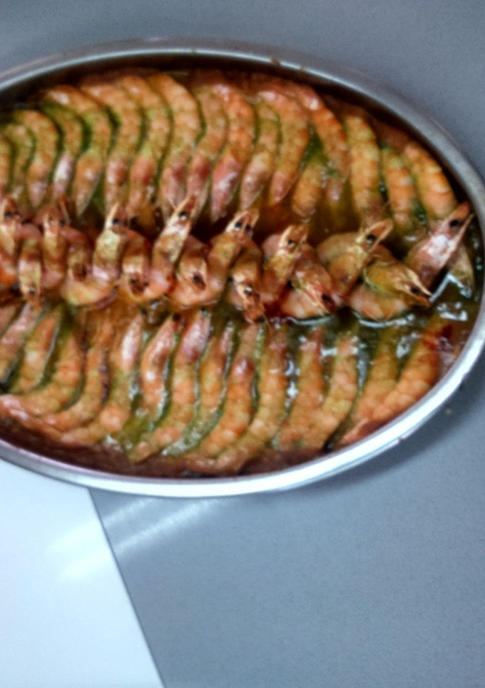 Una foto de Langostinos al horno