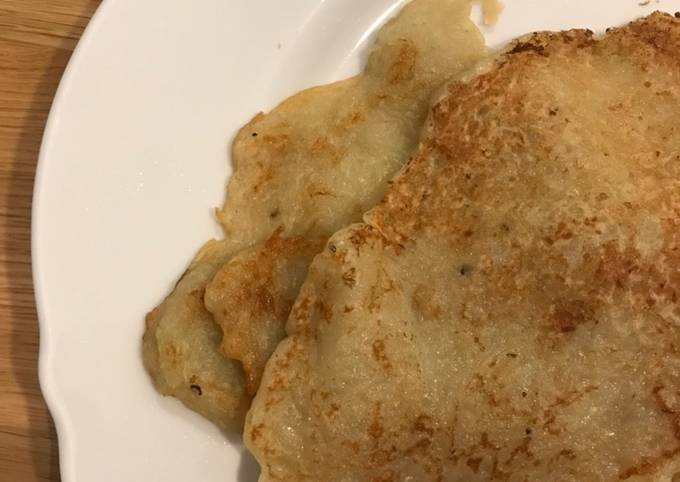 Hungarian potato pancakes better known as macok or tócsni 😋