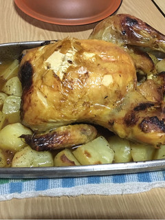Una foto de Pollo asado