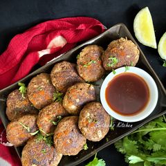 A picture of Raw Jackfruit Tikki.