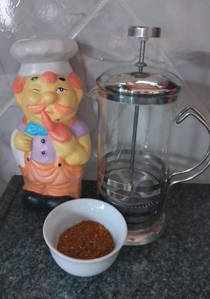 Una foto de Té de Cáscara de naranja 🍊 🧡♻️