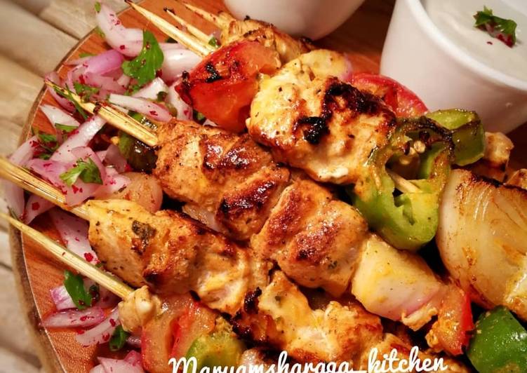 أسياخ شيش طاووق دجاج 🍡🍡