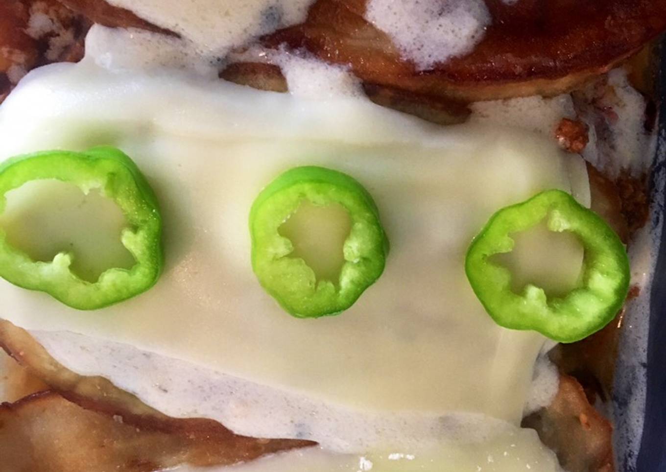 Berenjenas 🍆 fritas rellenas de carne