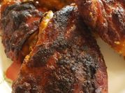 A picture of bake jerk chicken