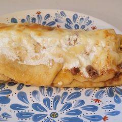 A picture of Bolognese Pancakes.