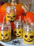 Copinhos proteicos com creme de abóbora 🎃