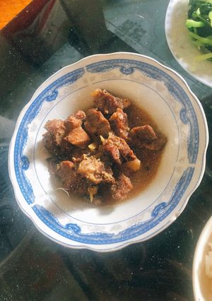Hình của món Bò kho gừng.