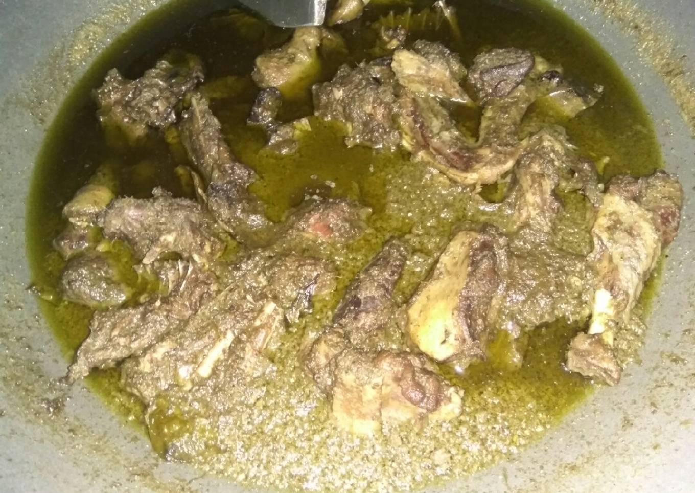 Bebek rendang cabe hijau