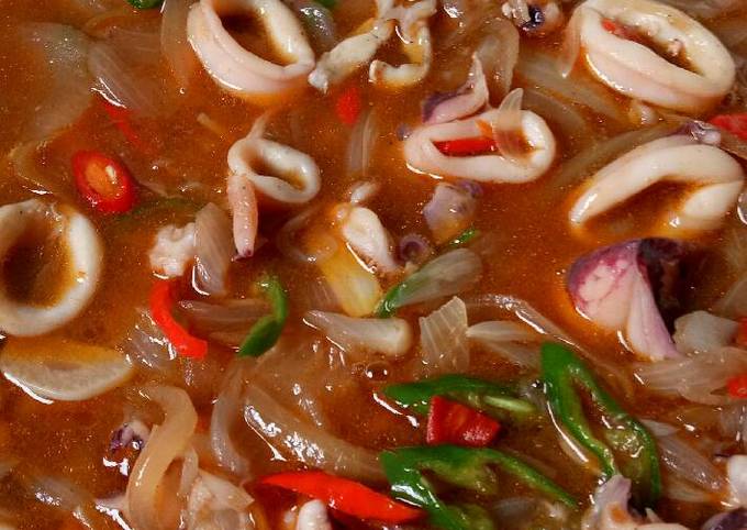 Resep Cumi Pedas Manis Oleh Lisna Nur Hayati Cookpad