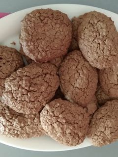 Una foto de Galletas de avena y chocolate