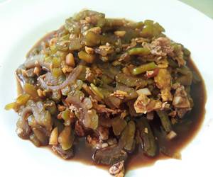 Resep Populer Tumis kecap pareamporak arik telur Yummy Mantul