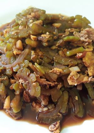 Foto resep Tumis kecap pare&orak arik telur