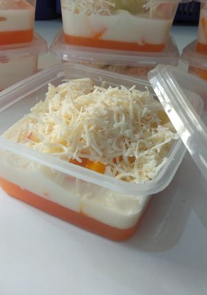 Foto resep Jelly fruit salad creamy