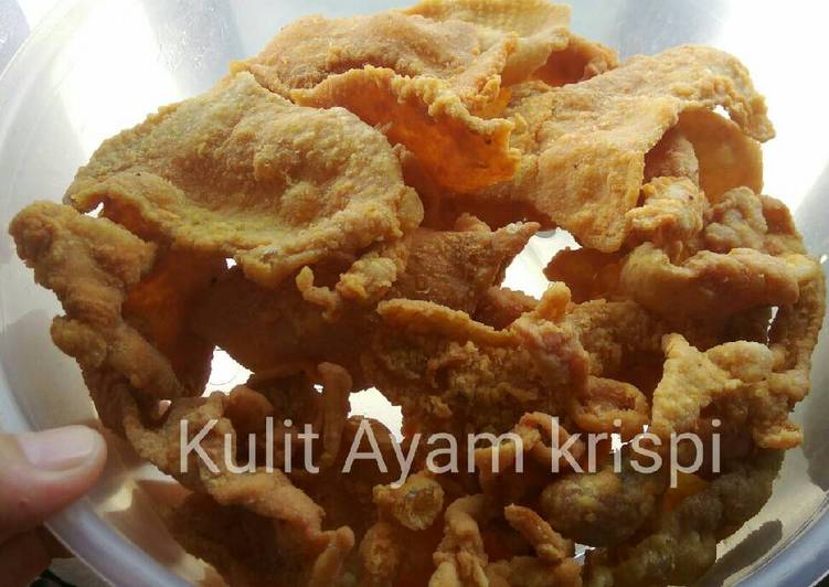 Bumbu memasak Kulit ayam crispi 🐣👌 yang Lezat Sekali