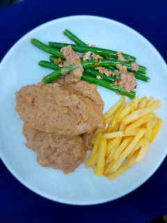 Foto resep Grilled chicken with creamy sauce