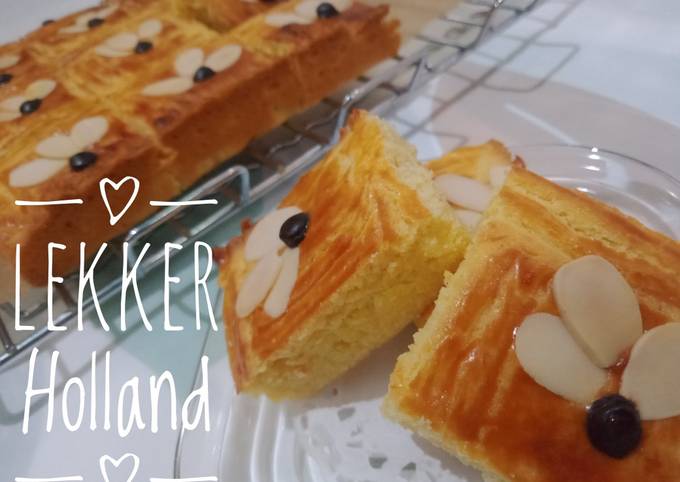 Mudah Banget Masakan Resep Lekker Holland || Boterkoek