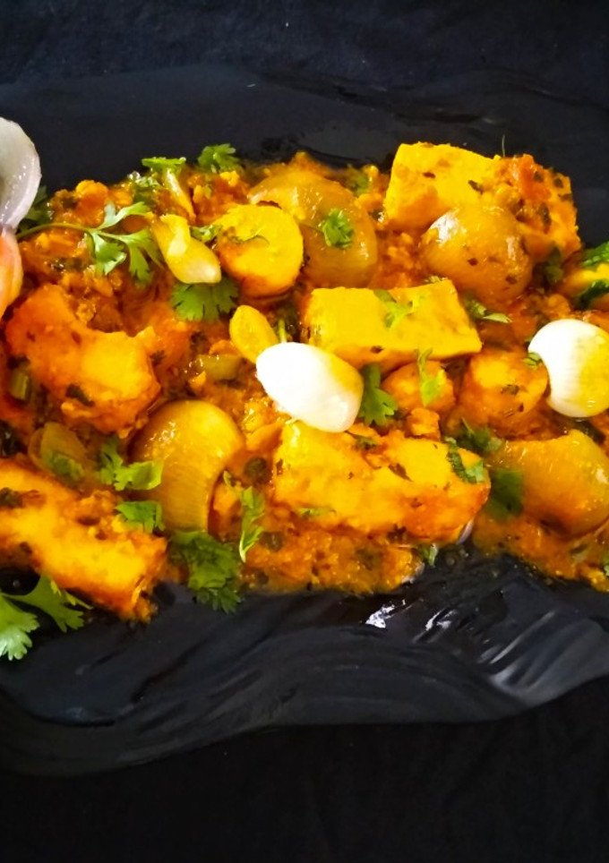 A picture of Paneer Do Pyaza.