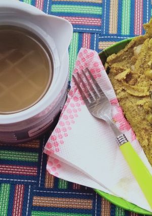 A picture of Saag and Barley dosa.