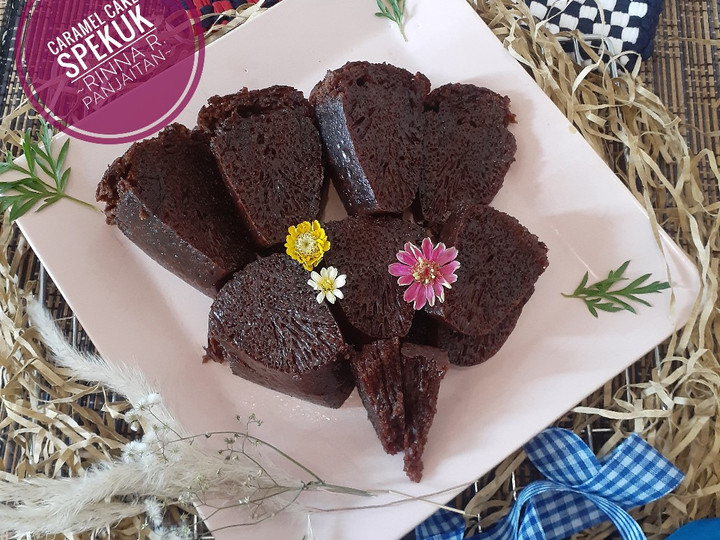 Cara Memasak Bolu Sarang Semut Spekuk (Caramel Cake) Gampang