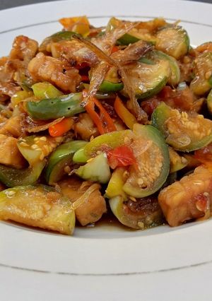 Foto resep Oseng Terong Tempe Teri