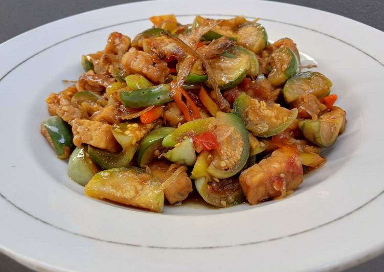 Oseng Terong Tempe Teri