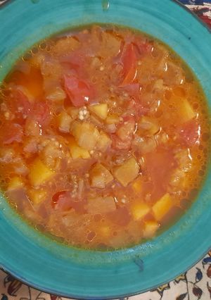 عکسی از دستور یتیمچه بادمجان 😋🍆🍆🍆🍆🍆