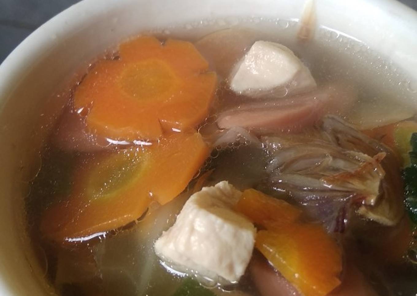 Sop ayam sayuran