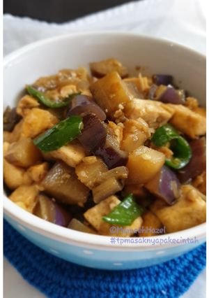 Foto resep Tumis tahu tempe terong
