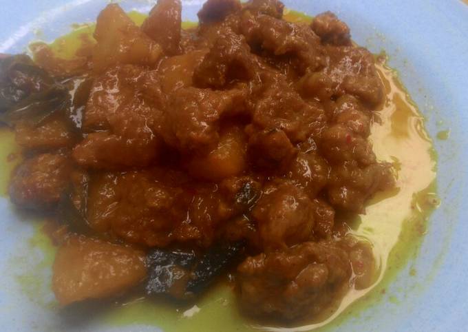 Resep: Rendang daging simple#tantanganakhirtahun Untuk Pemula