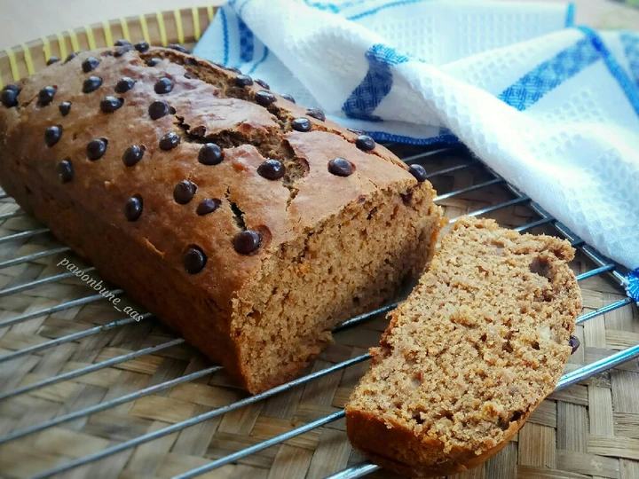 Cara Mudah Membikin Resep Banana Coffee Cake 🍌 (Banoffee Cake - simple tanpa mixer) yang Lezat Anti Ribet, Mantap Sekali