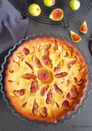 Une photo de Clafoutis crémeux aux figues