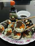 Anabolic Beef Kimbap|High Protein, Low Calorie, Sugar & Gluten Free